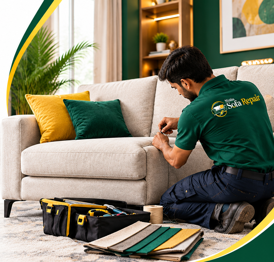 Professional sofa repair service in Noida